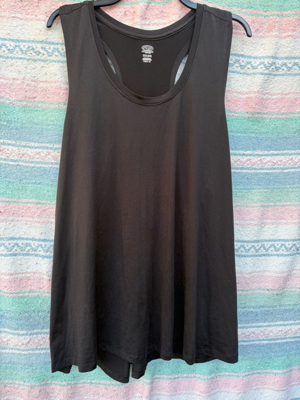 Athletic Works Black Racerback Tank Top